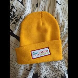 Only Murders In The Building Brand New Yellow Winter Hat Beanie Selena Gomez.